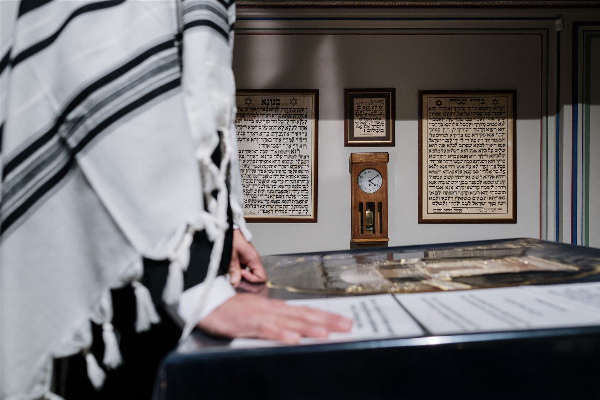 Judaica items used for Jewish remembrance and prayer for Denver Academy of Torah