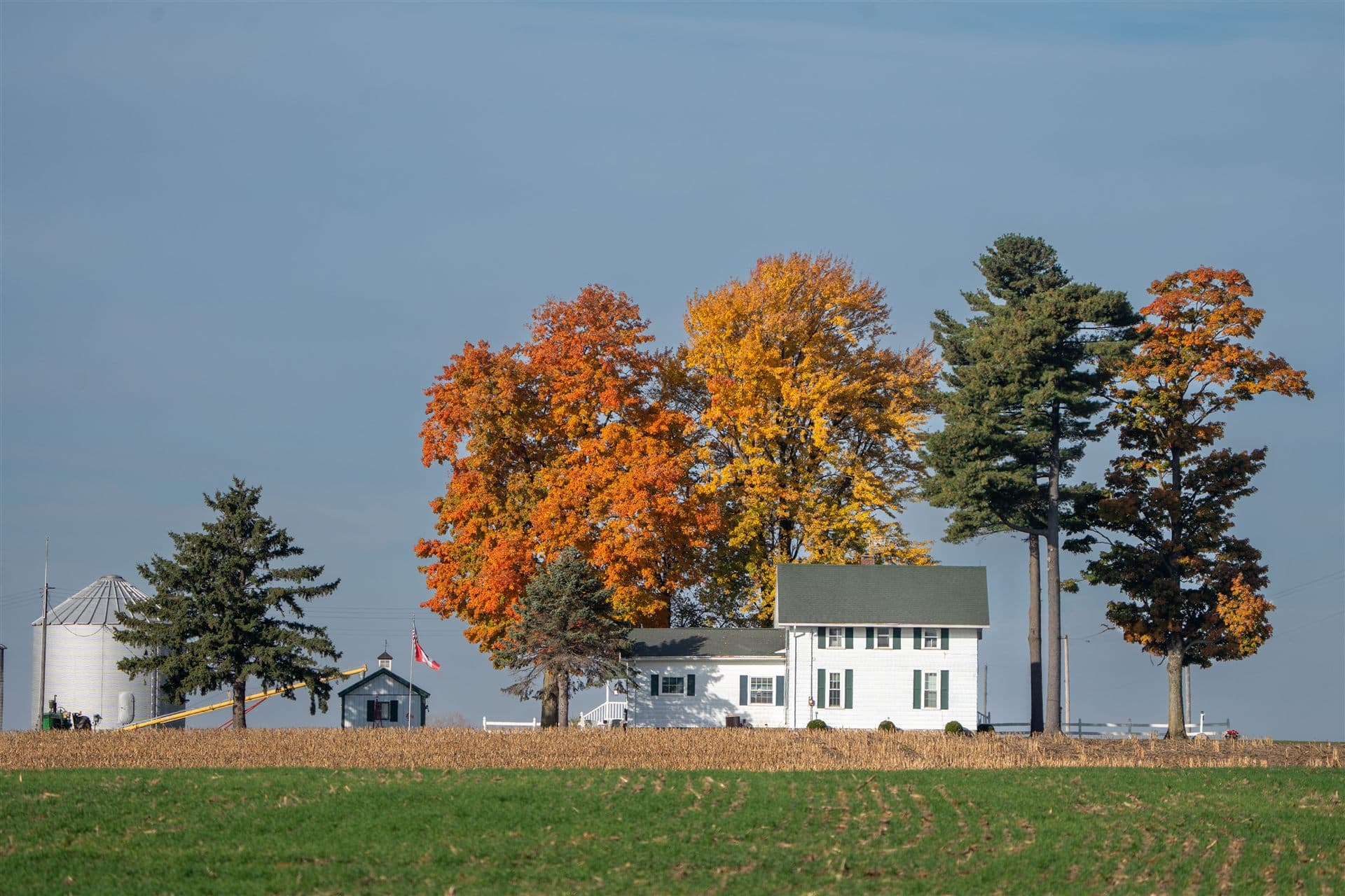 Indiana skyline or landscape for local Jewish obituary resources for Indiana
