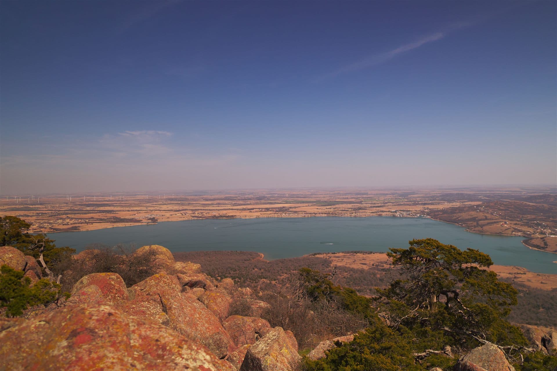 Oklahoma skyline or landscape for local Jewish obituary resources for Oklahoma